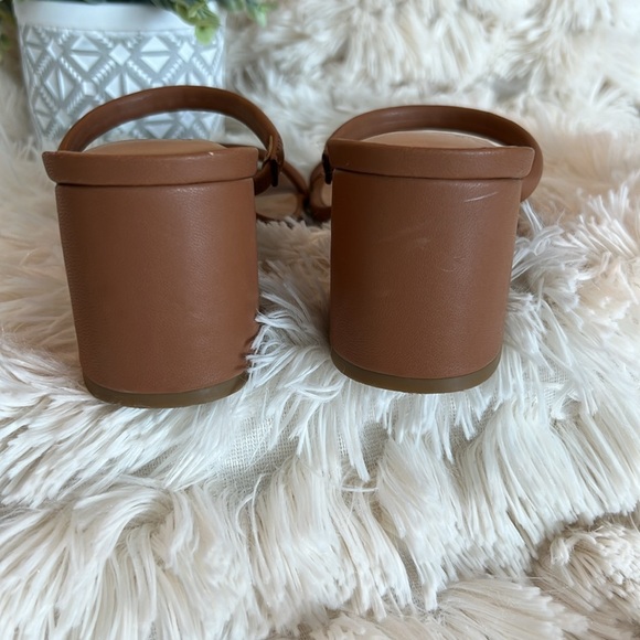 A New Day Women’s Brownish/Tanish Block Heel Sandals Size 6 - Picture 6 of 7